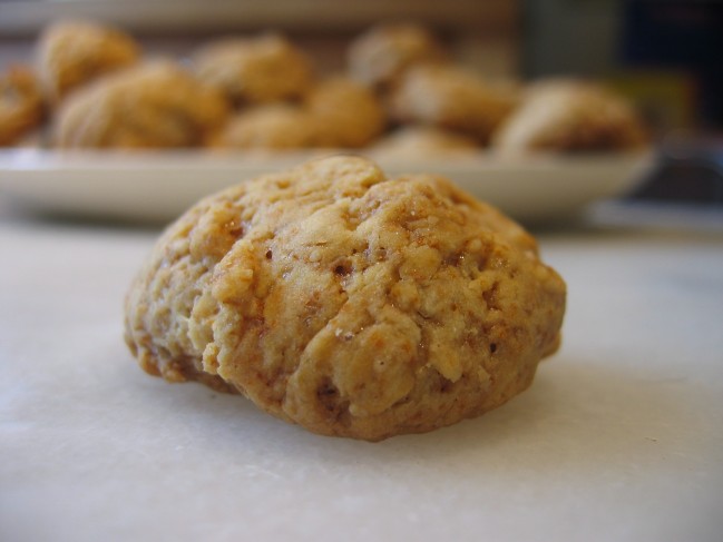 De délicieux sablés au gingembre et au bicarbonate